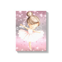 Twijfelende Ballerina Danser Canvas