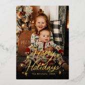 Twijfelende handgeschreven prettige feestdagen (Voorkant)