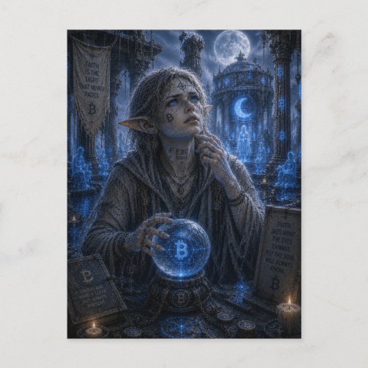 Twijfels / Oracle / Tempel van de Maan Briefkaart (Voorkant)