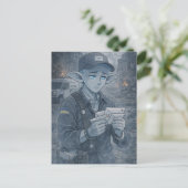 Twijfels / Postbode / Straat Briefkaart (Staand voorkant)