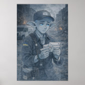 Twijfels / Postbode / Straat Poster (Voorkant)