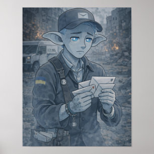 Twijfels / Postbode / Straat Poster
