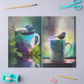 Twijfelt en Thee, Vogels in de Middag Tissuepapier (Craft)