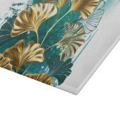 Twijg met gouden bladeren Ginko Biloba Snijplank (Hoek)