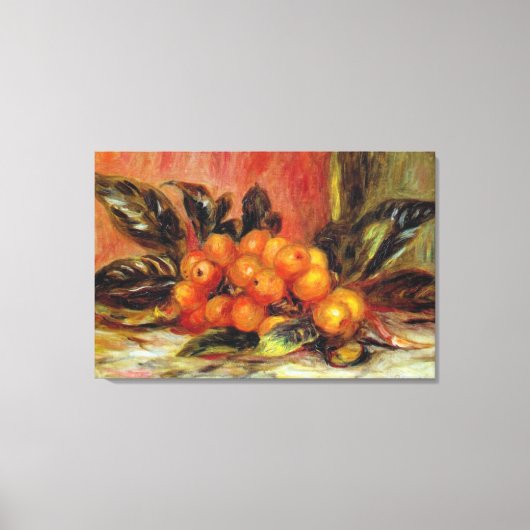 Twijg van de mispel door Pierre Renoir Canvas Afdruk (Voorkant)