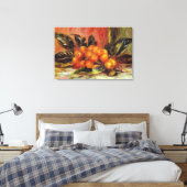 Twijg van de mispel door Pierre Renoir Canvas Afdruk (Insitu (Slaapkamer))