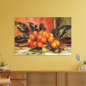 Twijg van de mispel door Pierre Renoir Canvas Afdruk (Insitu (Woonkamer))