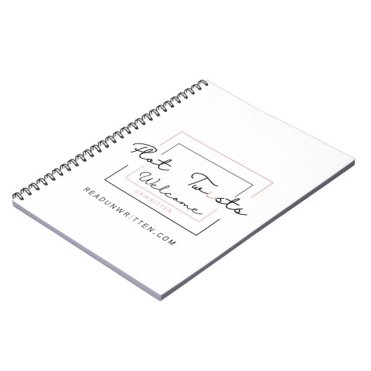 Twijndraai plot notitieboek (Linkerzijde)