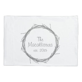 Twijndraden en wijnstokken kussensloop