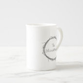 Twijndraden en wijnstokken porselein kop (Voorkant rechts)