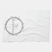 Twijndraden en wijnstokken theedoek (Horizontaal)