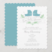  twijnstaartgarnaal voor BABY SHOWER Kaart (Voorkant / Achterkant)