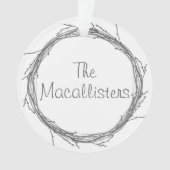 Twijnstokken en twijgen ornament (voorkant)