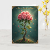 Twijntje Verjaardagskaart Kaart (Gele Bloem)