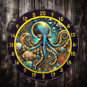 Twilight Abyss Octopus Dartboard Dartbord