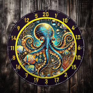 Twilight Abyss Octopus Dartboard Dartbord