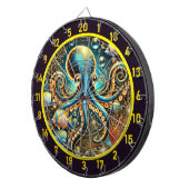 Twilight Abyss Octopus Dartboard Dartbord (Voorkant Rechts)