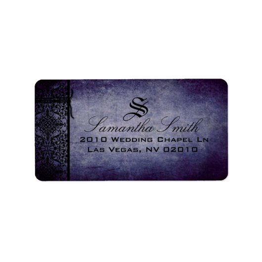 Twilight-adreslabel D Etiket (Voorkant)