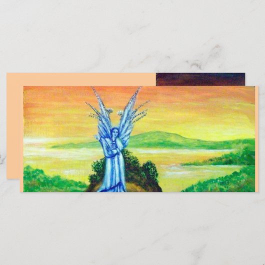 TWILIGHT ANGEL roze fuchsia blue white paars (Voorkant / Achterkant)