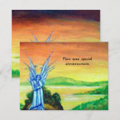 TWILIGHT ANGEL roze paars wit blauw Aankondiging (Voorkant / Achterkant)