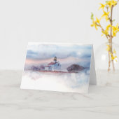 TWILIGHT AT OLD PT. LOMA LIGHTHOUSE, SAN DIEGO, CA KAART (Gele Bloem)