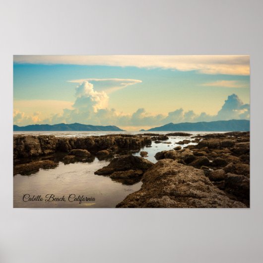 Twilight at the Tide Pools at Cabrillo Beach Poster (Voorkant)