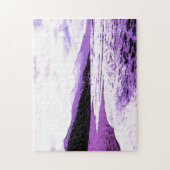 Twilight Beach in Violet en Paars Legpuzzel (Verticaal)