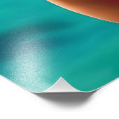 Twilight Beach Portrait - Vrouw in Neon Pink Bikin Foto Afdruk (Hoek)