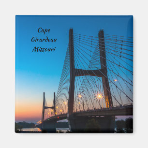 Twilight bij Bill Emerson Bridge magneet