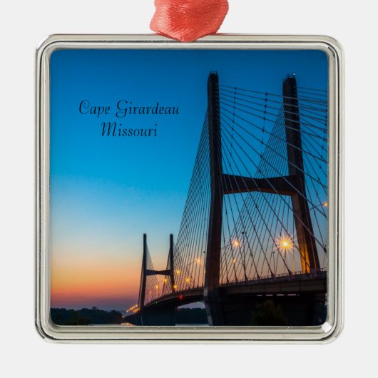 Twilight bij Bill Emerson Bridge Metalen Ornament (Voorkant)