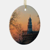 Twilight bij de Nauvoo-tempel Keramisch Ornament (Rechts)