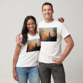 Twilight bij de Nauvoo-tempel T-shirt (Unisex)