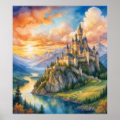 Twilight bij het Enchanted Castle Poster (Voorkant)