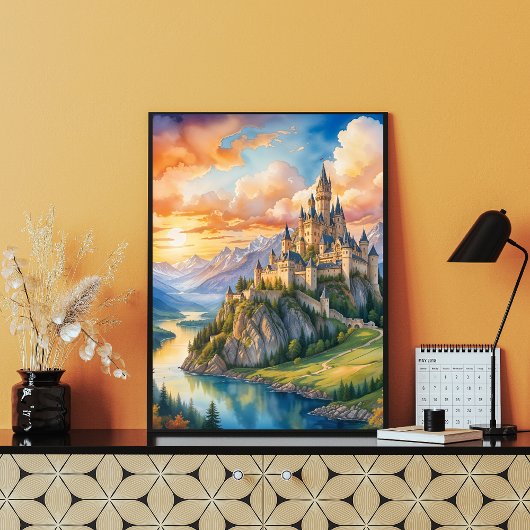 Twilight bij het Enchanted Castle Poster