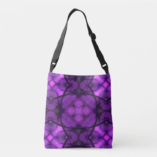Twilight Bloom Crossbody Tas (Achterkant)