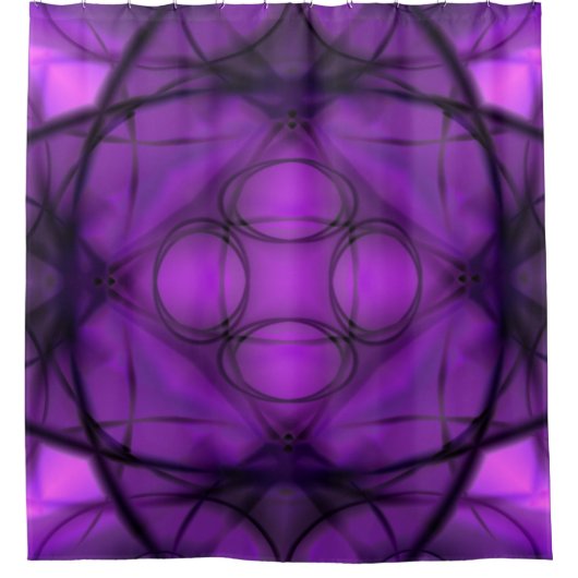 Twilight Bloom Douchegordijn (Voorkant)