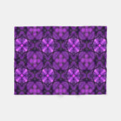 Twilight Bloom Fleece Deken (Voorkant (Horizontaal))