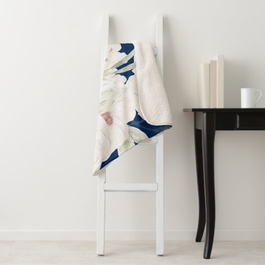 Twilight Bloom I Sherpa Deken - Bloemen (In situ)