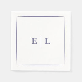 Twilight Bloom Minimal Wedding Servet