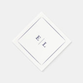 Twilight Bloom Minimal Wedding Servet (Hoek)