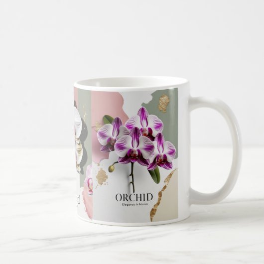 Twilight Bloom Mok – orchidee elegantie (Rechts)