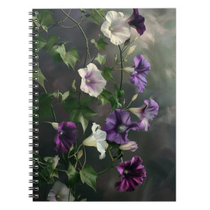 Twilight Blooms: Bloemen Notitieboek