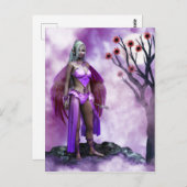 Twilight Blossom Fairy Briefkaart (Voorkant / Achterkant)