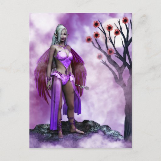 Twilight Blossom Fairy Briefkaart (Voorkant)