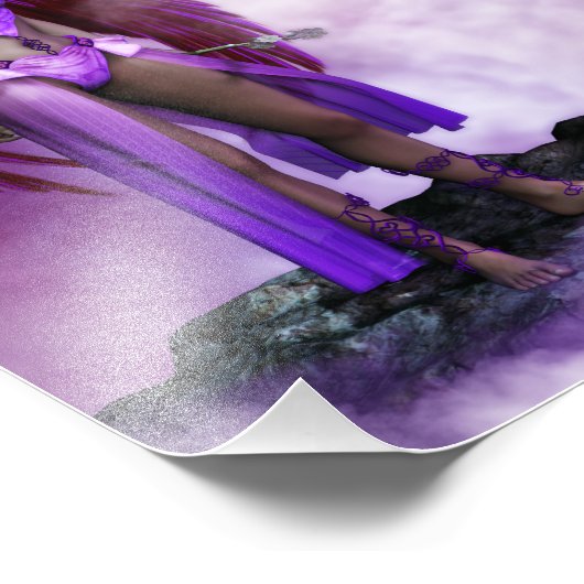 Twilight Blossom Fairy Foto Afdruk (Hoek)