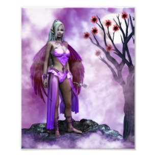 Twilight Blossom Fairy Foto Afdruk