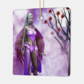 Twilight Blossom Fairy Keramisch Ornament (Links)