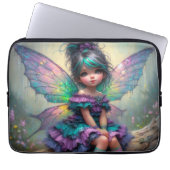 Twilight Blossom Fairy Laptop Sleeve (Voorkant)