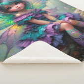 Twilight Blossom Fairy Sherpa Deken (3/4)