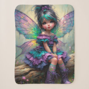 Twilight Blossom Fairy Sherpa Deken